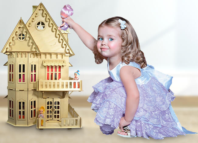 Кукольный эко-домик